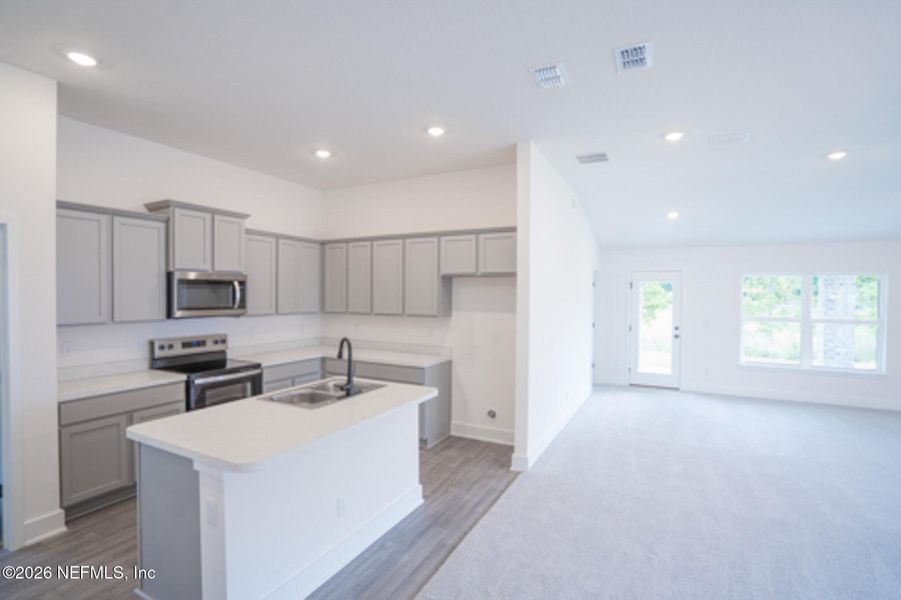 Furnished interior view inside a new home in Summerglen, Jacksonville (Image 5).