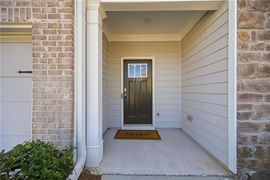 Exterior details and patio area of a home in , Lithonia (Image 3). Exterior details and patio area of a home in , Lithonia (Image 3).