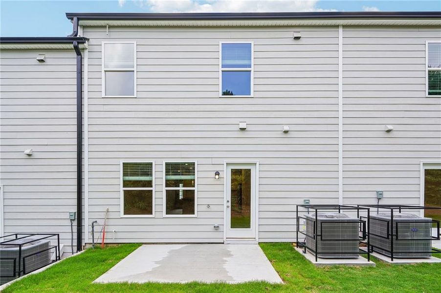 Exterior details and patio area of a home in Artisan Walk, Fairburn (Image 3).