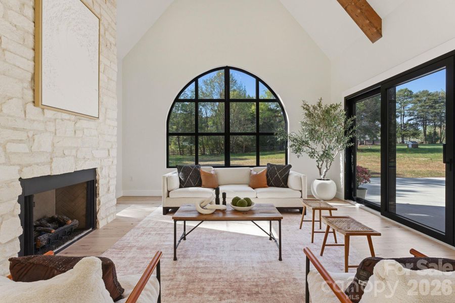 Exterior details and patio area of a home in , Mooresville (Image 4). Exterior details and patio area of a home in , Mooresville (Image 4).