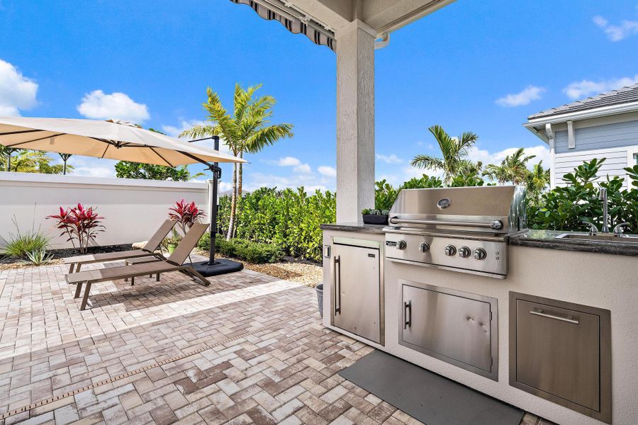 Furnished interior view inside a new home in , Palm Beach Gardens (Image 28).
