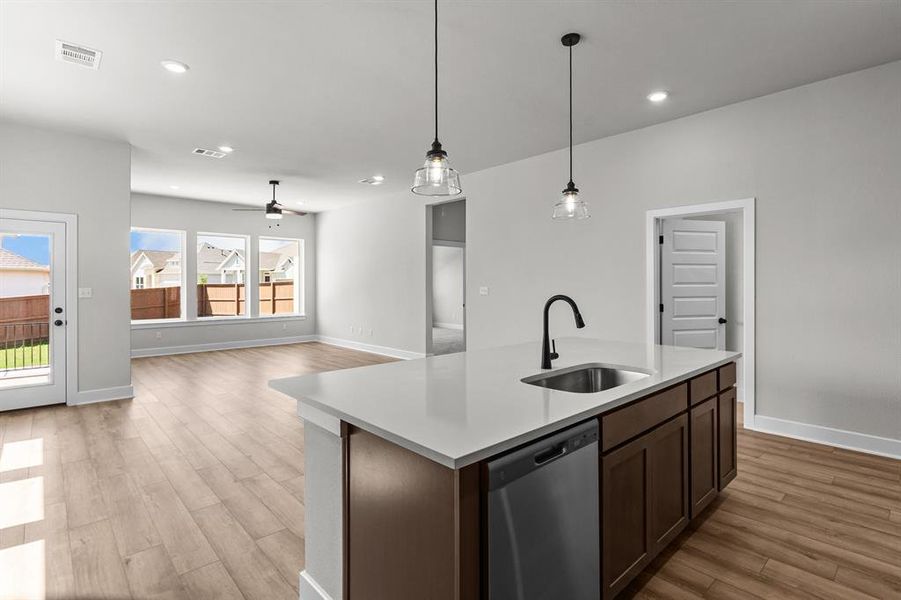 Kitchen Island - Family Room