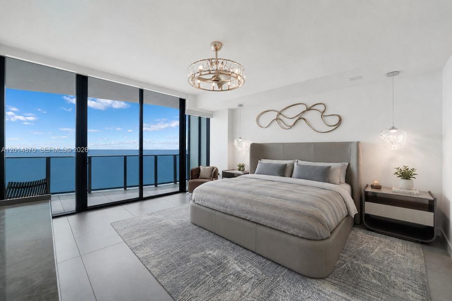 Furnished interior view inside a new home in , Pompano Beach (Image 35).