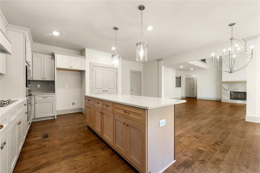 Furnished interior view inside a new home in Steeplechase, Hoschton (Image 6).