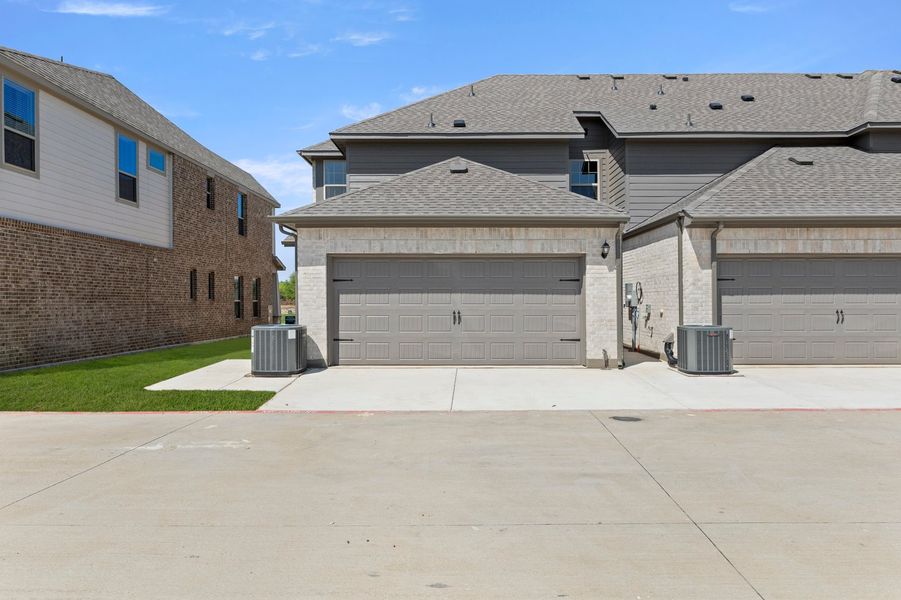 Front exterior of a new home in Sanger Circle – Townhomes, Sanger, TX, highlighting curb appeal (Image 27).