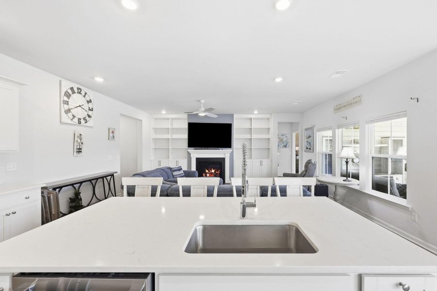 Furnished interior view inside a new home in Horizons at Summers Corner | 55+, Summerville (Image 8).