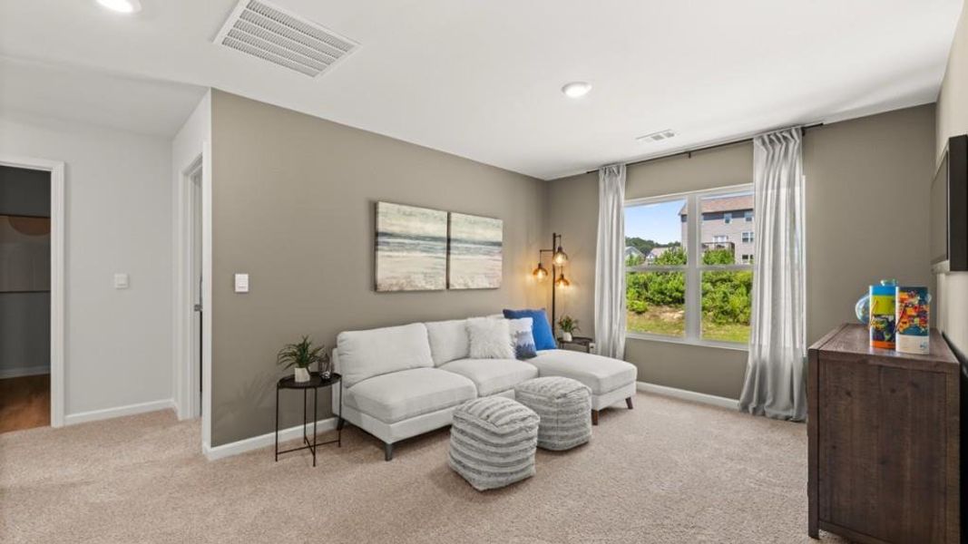 Furnished interior view inside a new home in Lost Creek, Dallas (Image 18).
