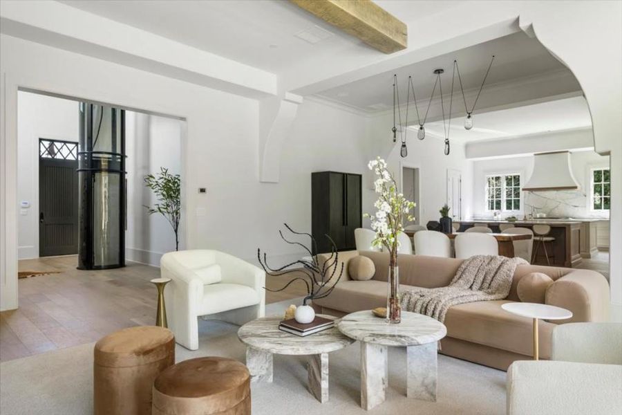 Furnished interior view inside a new home in , Alpharetta (Image 61).