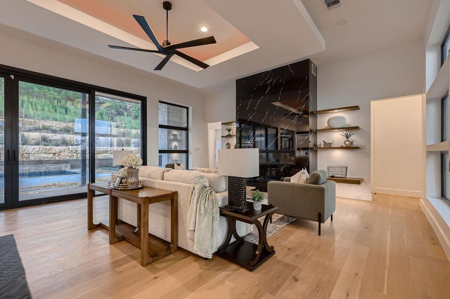 Furnished interior view inside a new home in , Austin (Image 27).