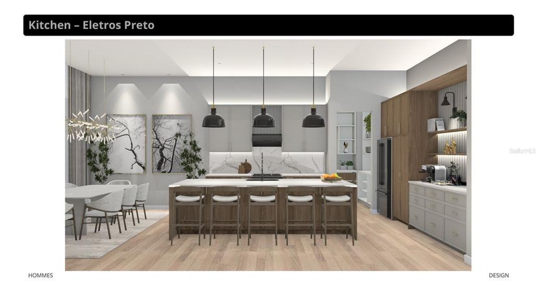 Furnished interior view inside a new home in , Winter Park (Image 33).