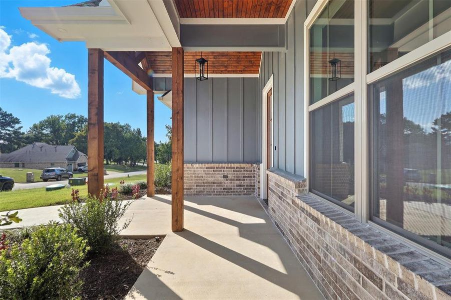 Exterior details and patio area of a home in , Lindale (Image 3). Exterior details and patio area of a home in , Lindale (Image 3).