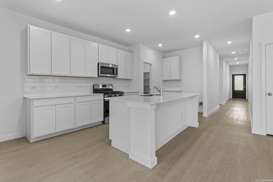 Furnished interior view inside a new home in Hightop Ridge, Converse (Image 4).