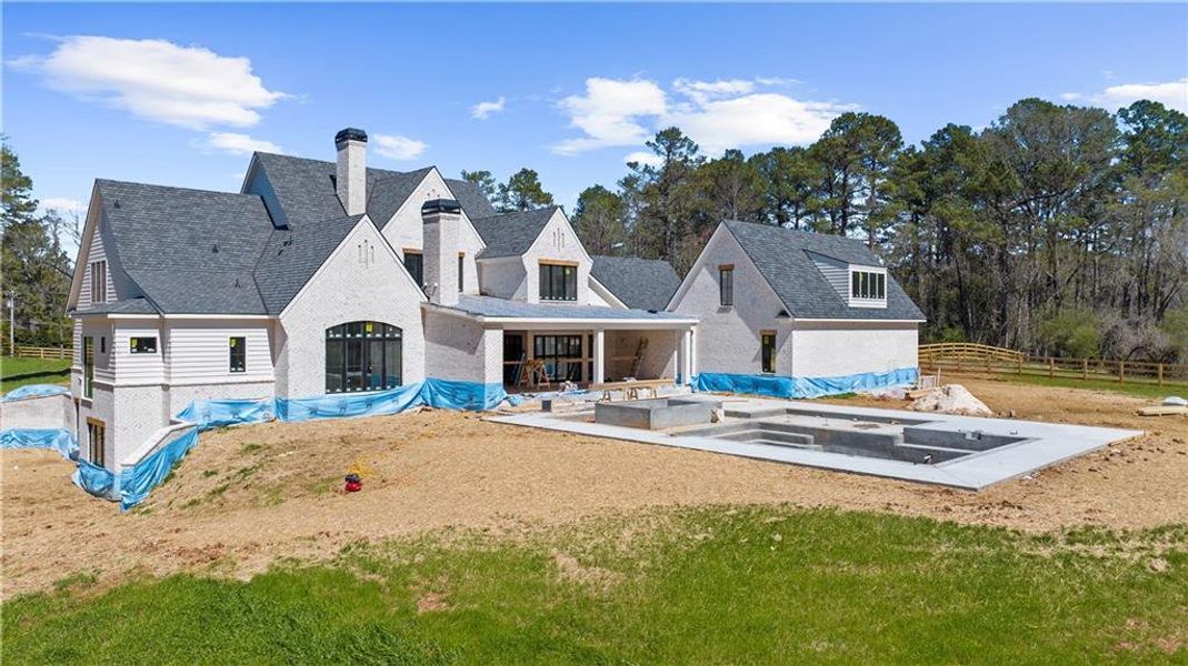 In-progress construction of a new home in , Canton, GA (Image 13).