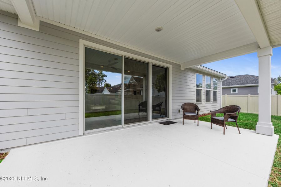 Exterior details and patio area of a home in , St. Johns (Image 23). Exterior details and patio area of a home in , St. Johns (Image 23).