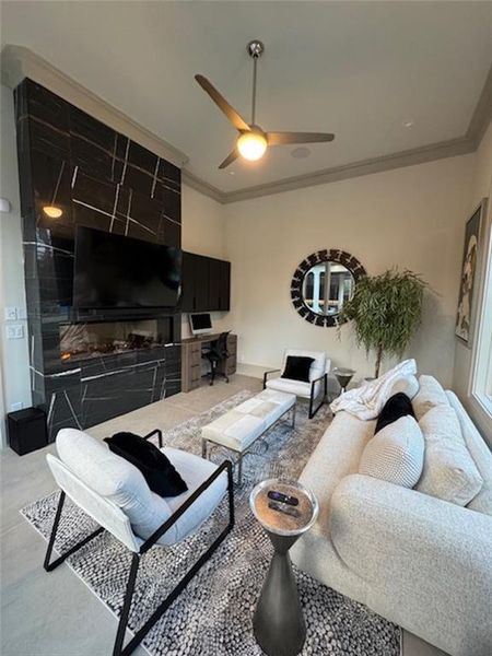 Furnished interior view inside a new home in , Atlanta (Image 7).