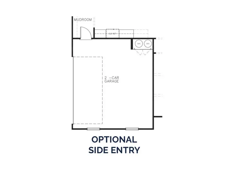 2D floor plan layout for the The Rosewood by Stephen Elliott Homes in Oak Mountain View, Carrollton, GA (Image 8).