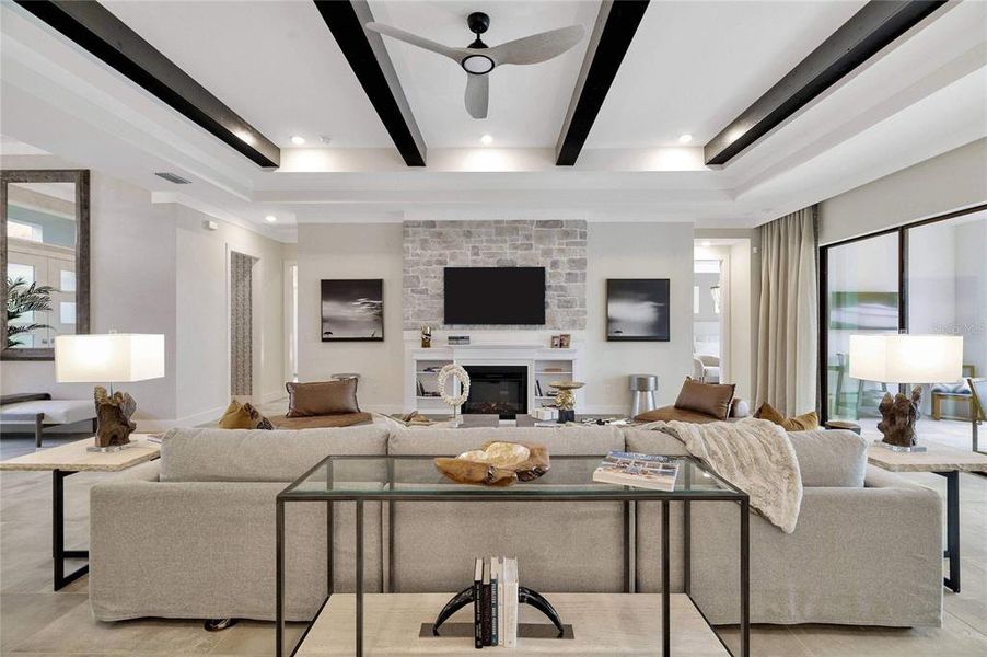 Furnished interior view inside a new home in Serengeti, Spring Hill (Image 26).