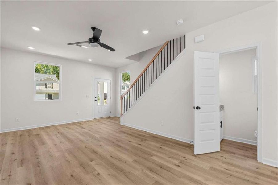 Spacious, unfurnished interior of a new home in , Villa Rica (Image 13). Spacious, unfurnished interior of a new home in , Villa Rica (Image 13).