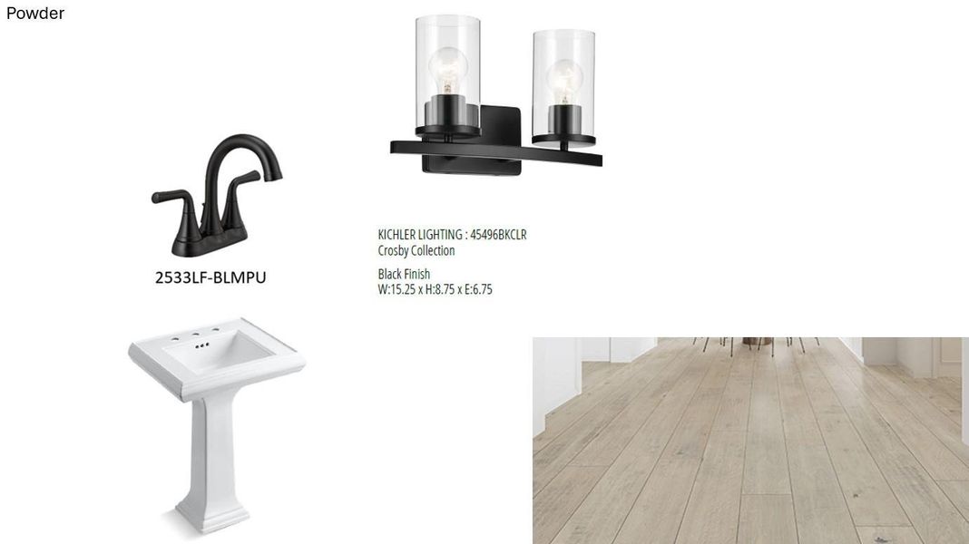 POWDER ROOM SELECTIONS
