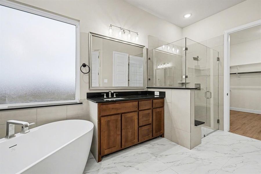 Furnished interior view inside a new home in , Prosper (Image 7).