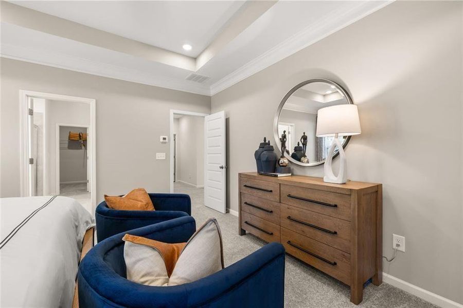 Furnished interior view inside a new home in Summerfield Place, Carrollton (Image 32). Furnished interior view inside a new home in Summerfield Place, Carrollton (Image 32).