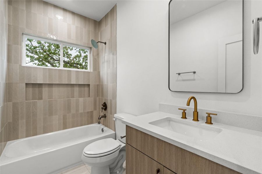 Furnished interior view inside a new home in , Houston (Image 39).