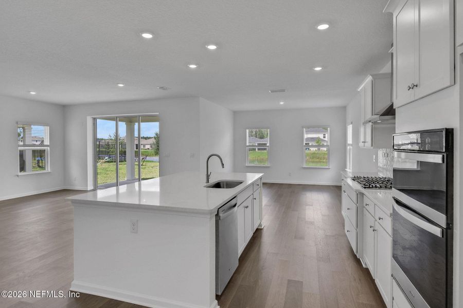 Furnished interior view inside a new home in TrailMark, St. Augustine (Image 21). Furnished interior view inside a new home in TrailMark, St. Augustine (Image 21).