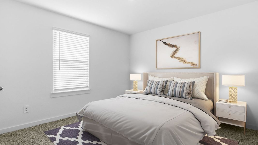 Furnished interior view inside a new home in Evergreen, Rosenberg (Image 6).