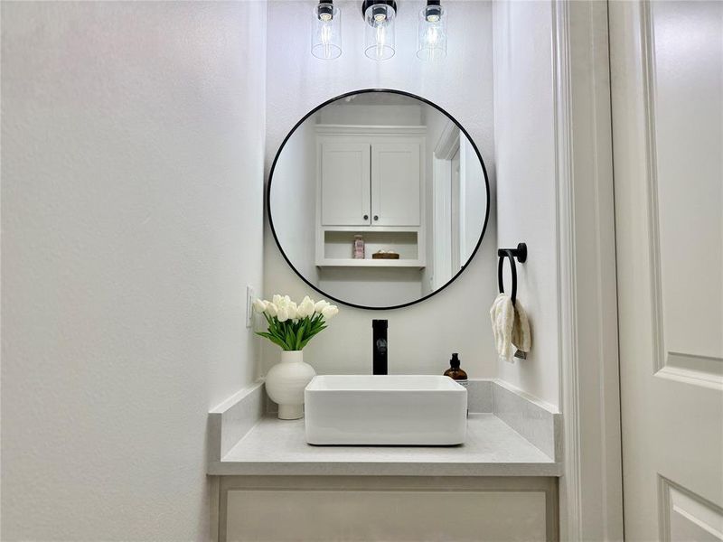 Half bath on First level Half bath on First level