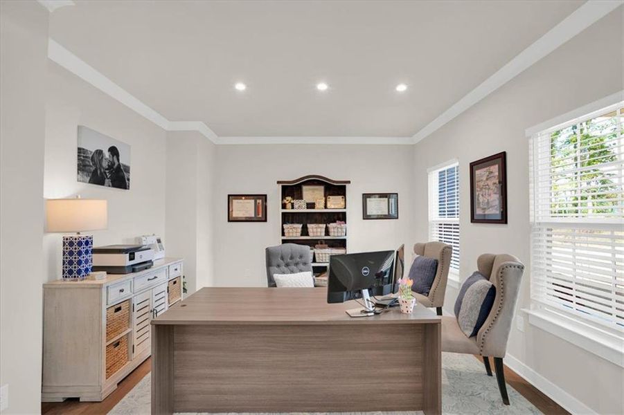 Furnished interior view inside a new home in , Fayetteville (Image 36).