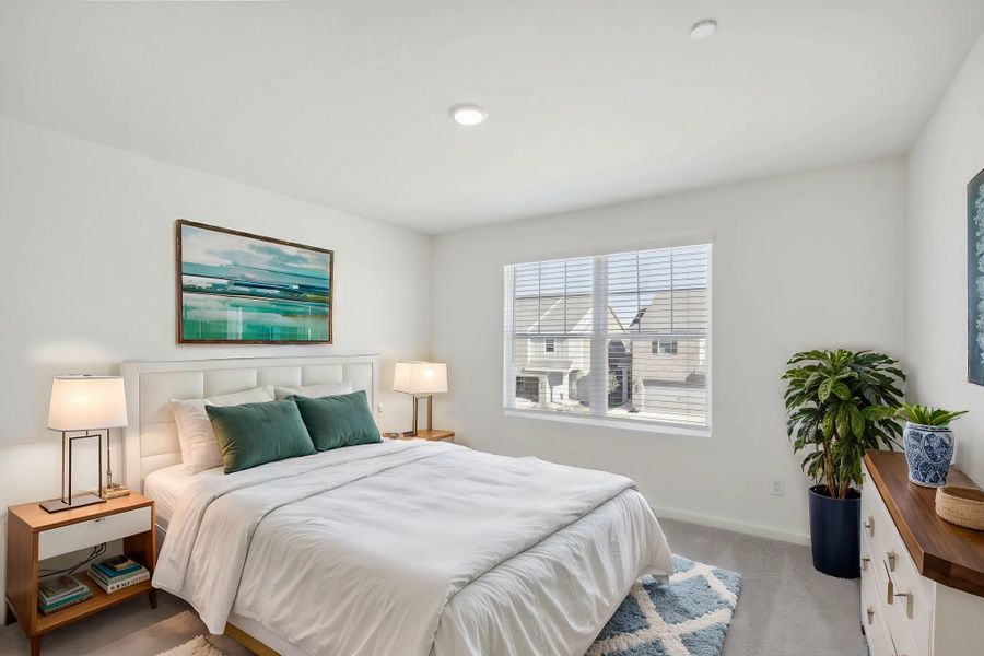 Representative furnished interior of a home built from the Orbit by Starlight Homes in Coyote Meadows, Anna (Image 8).
