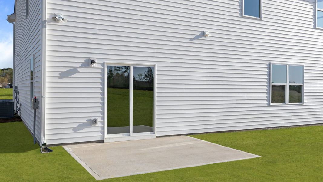 Exterior details and patio area of a home in Dail Farm, Farmville (Image 20).