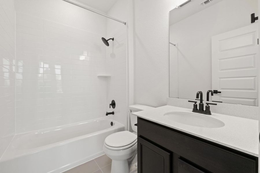 Furnished interior view inside a new home in Salerno - Heritage Collection, Round Rock (Image 8).