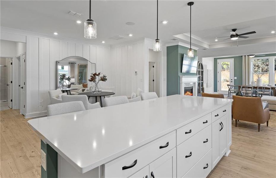 Furnished interior view inside a new home in Sun City Peachtree, Griffin (Image 18).
