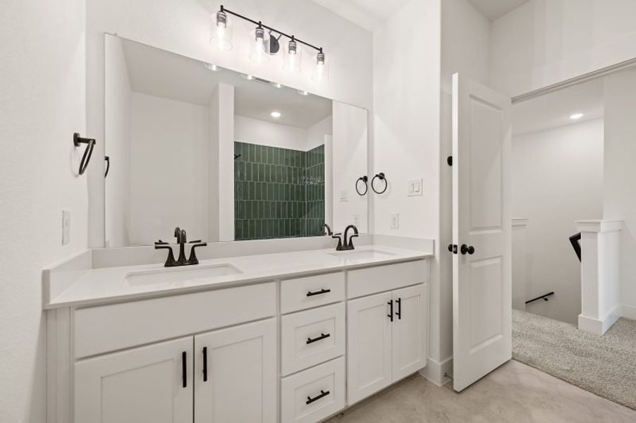 Furnished interior view inside a new home in Solterra Texas, Mesquite (Image 9).