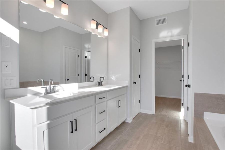 Furnished interior view inside a new home in Hillside Manor, Powder Springs (Image 13).