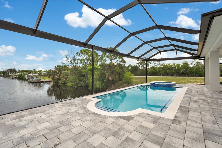 Exterior details and patio area of a home in , Cape Coral (Image 28).