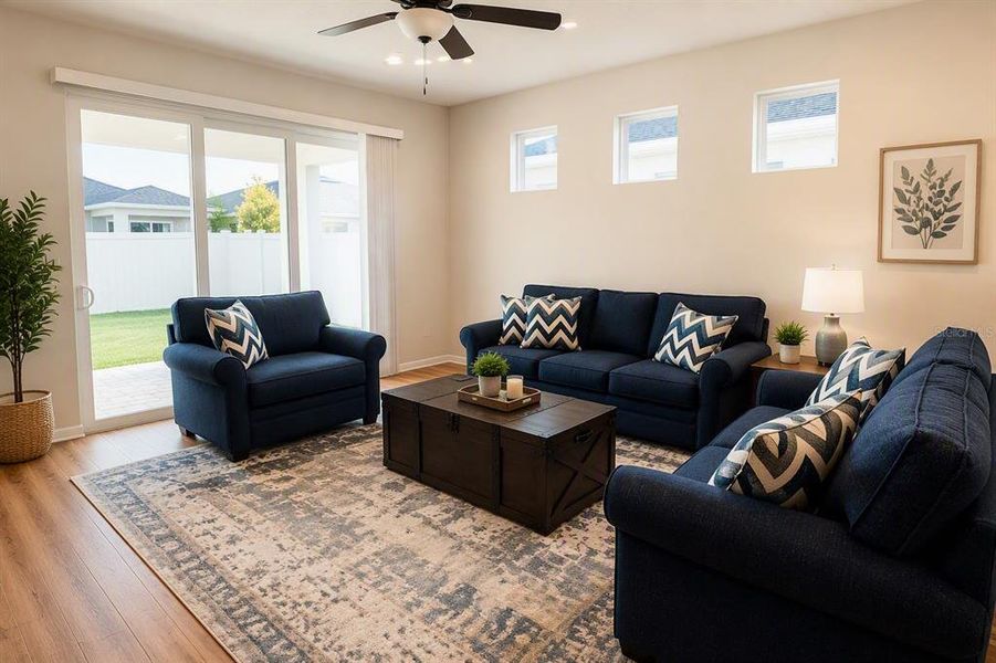 Furnished interior view inside a new home in , Kissimmee (Image 19).
