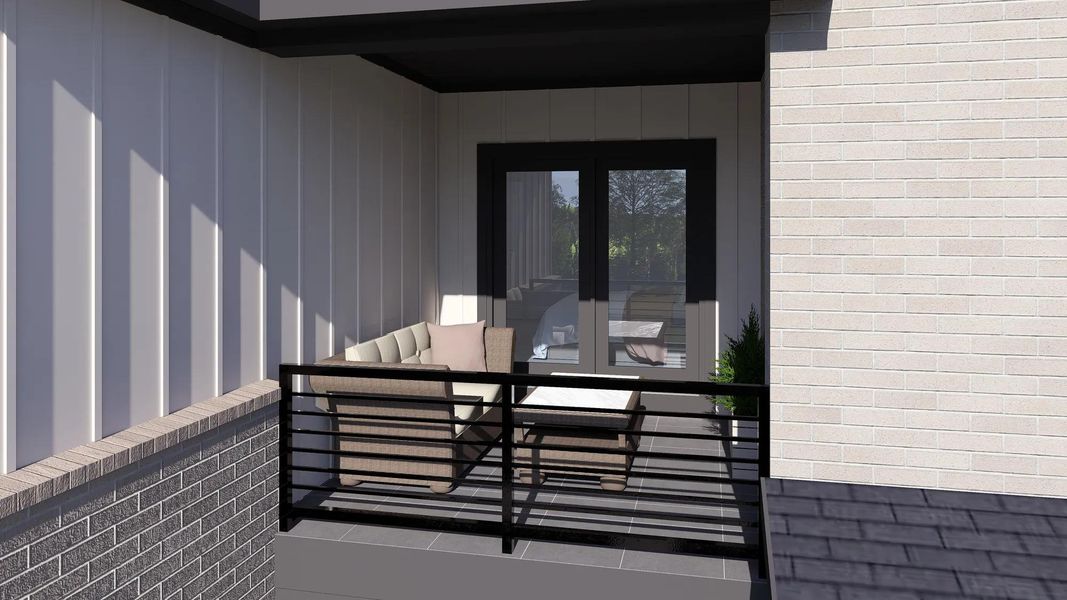 The Balsam Outdoor Living Area The Balsam Outdoor Living Area