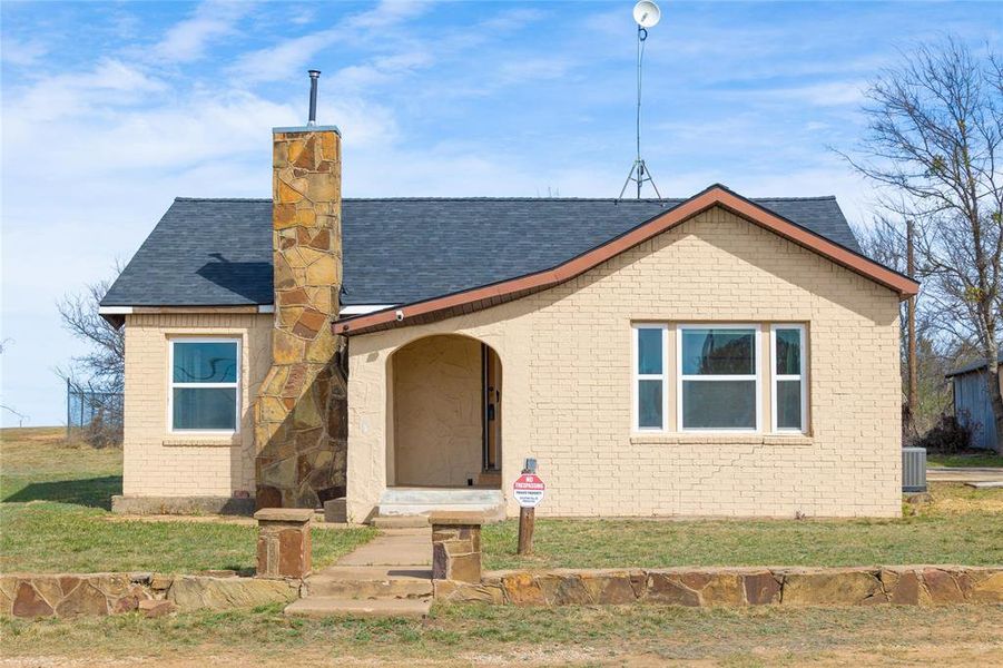 Exterior details and patio area of a home in , Brownwood (Image 14). Exterior details and patio area of a home in , Brownwood (Image 14).