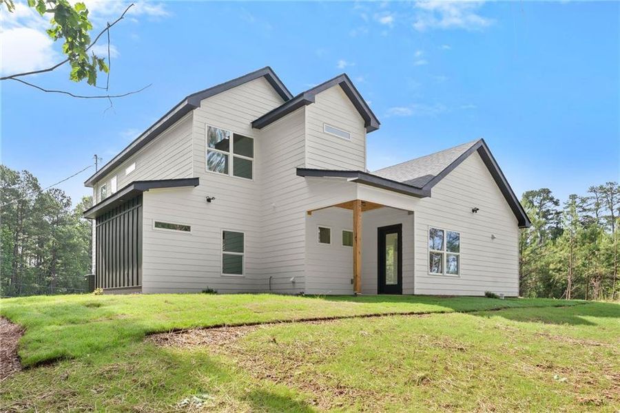 Exterior details and patio area of a home in , Buford (Image 23).