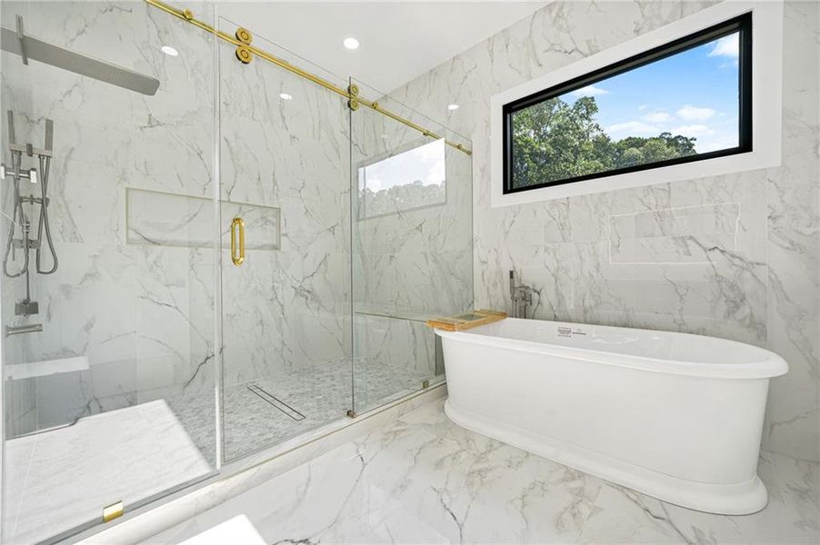 Furnished interior view inside a new home in , Atlanta (Image 11).