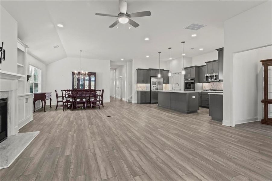 Furnished interior view inside a new home in , Hiram (Image 10).