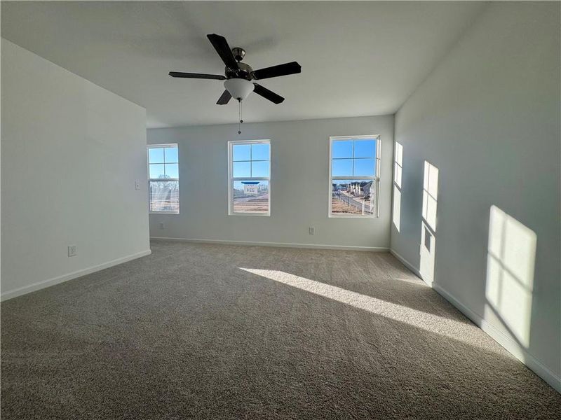 Spacious, unfurnished interior of a new home in Eastlyn Crossing, Flowery Branch (Image 26). Spacious, unfurnished interior of a new home in Eastlyn Crossing, Flowery Branch (Image 26).