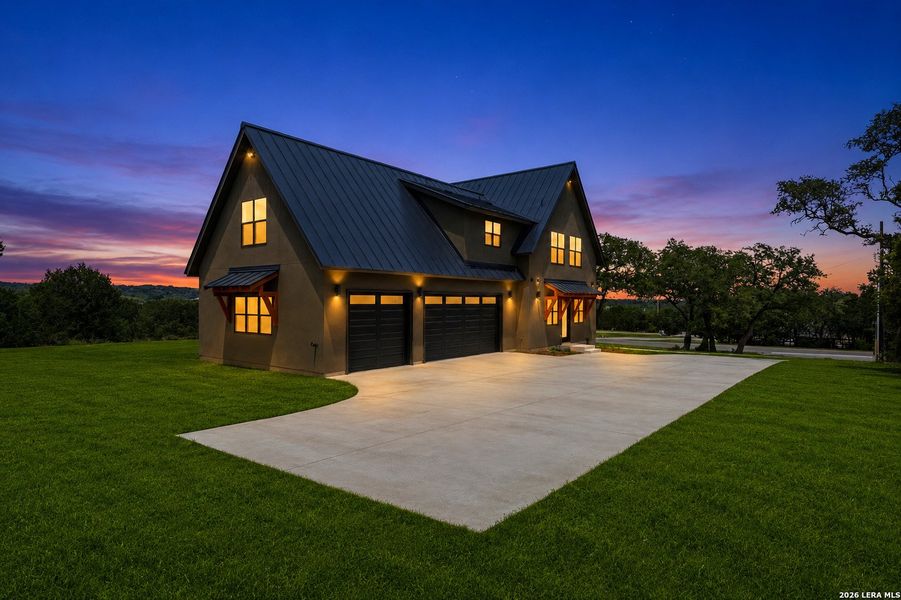 Front exterior of a new home in , Spring Branch, TX, highlighting curb appeal (Image 30).