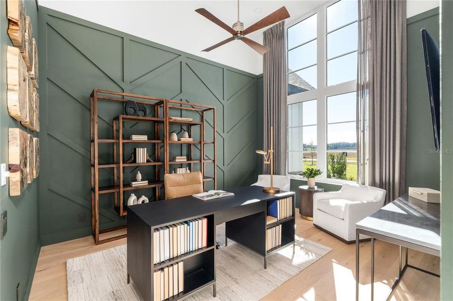 Furnished interior view inside a new home in , Archer (Image 8).