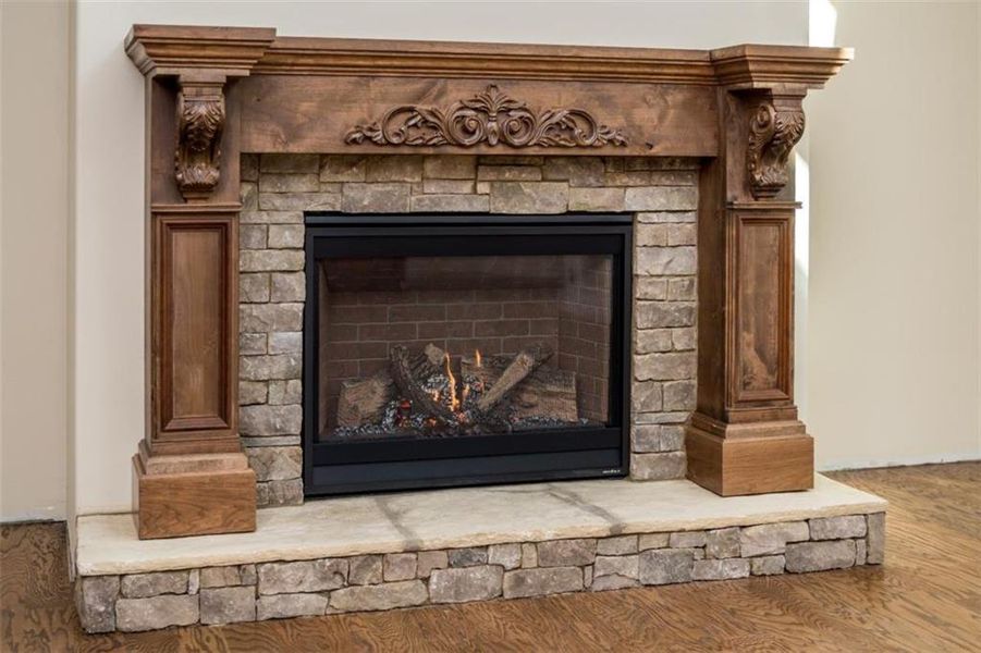 Close-up of interior finishes inside a home in , Woodstock (Image 20).