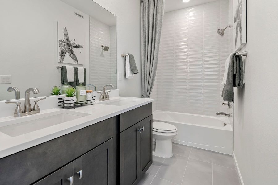 Representative furnished interior of a home built from the 4 by Tri Pointe Homes in Sugar Mill Village, Longmont (Image 10).