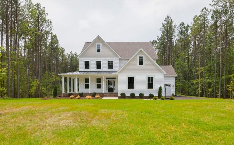 Front exterior of a new home in , Pendergrass, GA, highlighting curb appeal (Image 20).