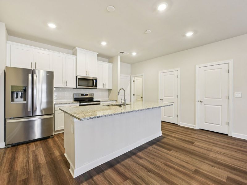 Furnished interior view inside a new home in Crossrail Station, Mooresville (Image 3).